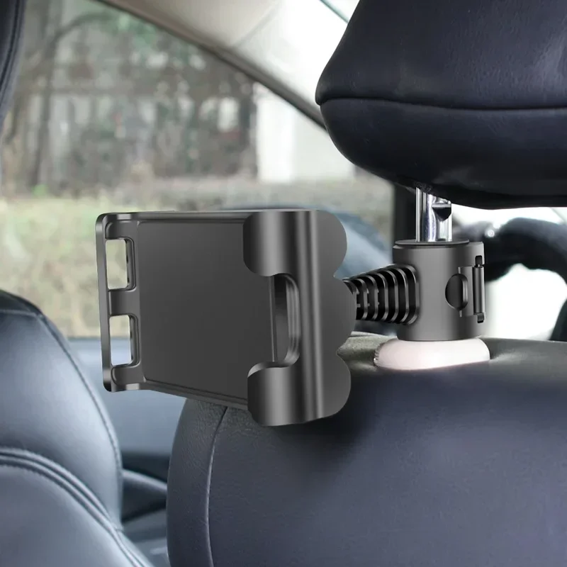 Soporte teléfono coche reposacabezas ajustable rotación 360° - imagen 4