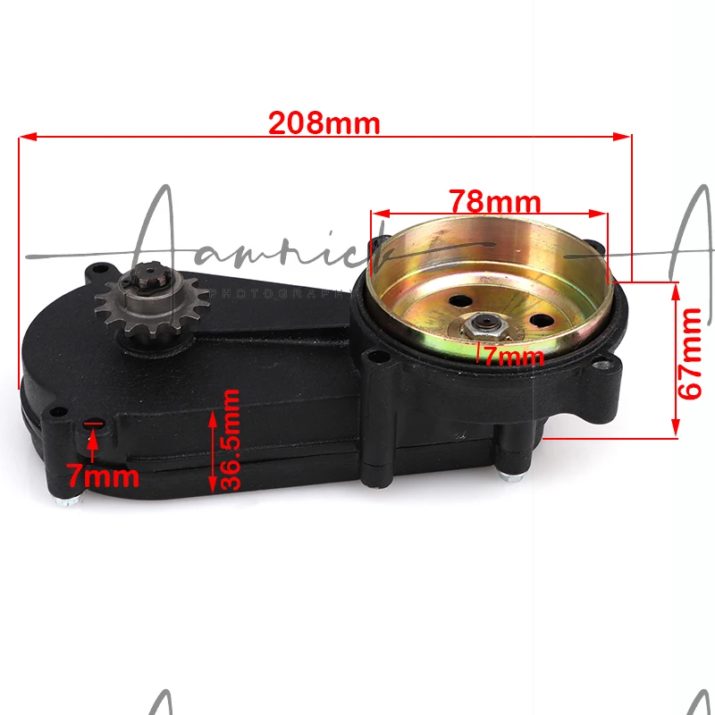 Kit caja cambios y embrague Pocket ATV Quad 47-49CC Mini Dirt Bike T8F/11T-20T