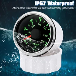 Kit 4 relojes 52mm temperatura aceite voltaje universal