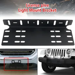 Soporte universal de matrícula para barra LED de 4x4 en aluminio