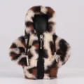 Zipper leopard beige
