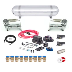 Kit suspensión neumática universal con compresores y controlador