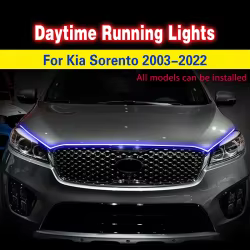 Luz diurna LED DRL flexible para KIA Sorento 2003-2022