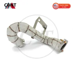 CBNT bajante de escape alto flujo SS304 para Mercedes A180 W177 2.0 T