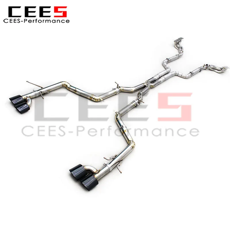 CEES Tuning Sistema de escape cat-back para Mercedes C63 AMG W204 - imagen 2