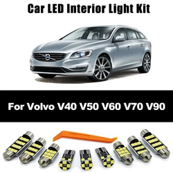 Kit bombillas LED interior canbus para Volvo V40 V50 V60 V70 V90