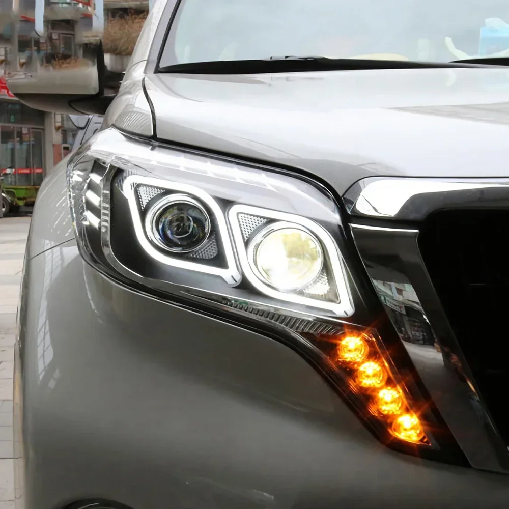 Faros LED delanteros con Angel Eyes y proyector para Toyota Prado 2014-2017 - imagen 2