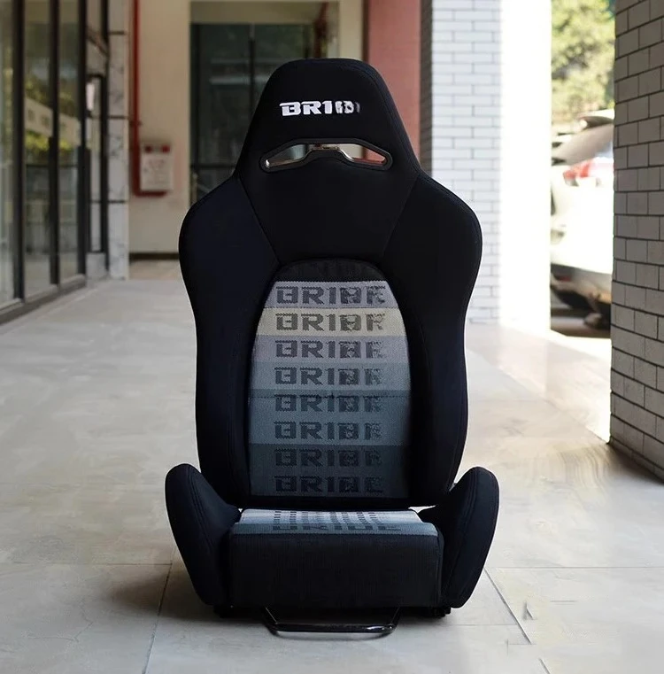 Asiento cubo illest Black Warrior en gamuza – plegado rápido - imagen 2