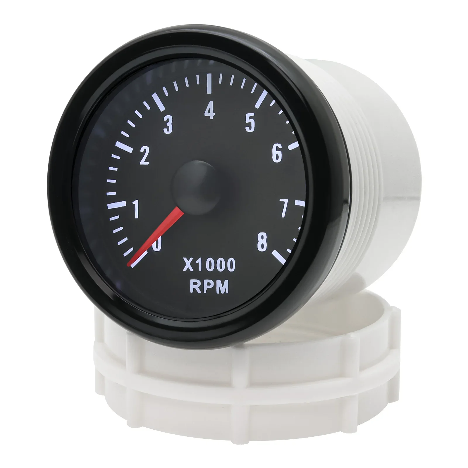Tacómetro AD 52 mm 0-8000 rpm LED para motores de gasolina - imagen 4