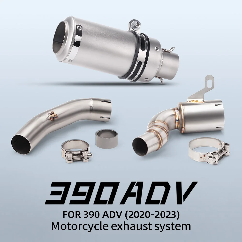 Escape deportivo 51 mm para KTM Duke 250 y 390 Adventure (2020-2023)