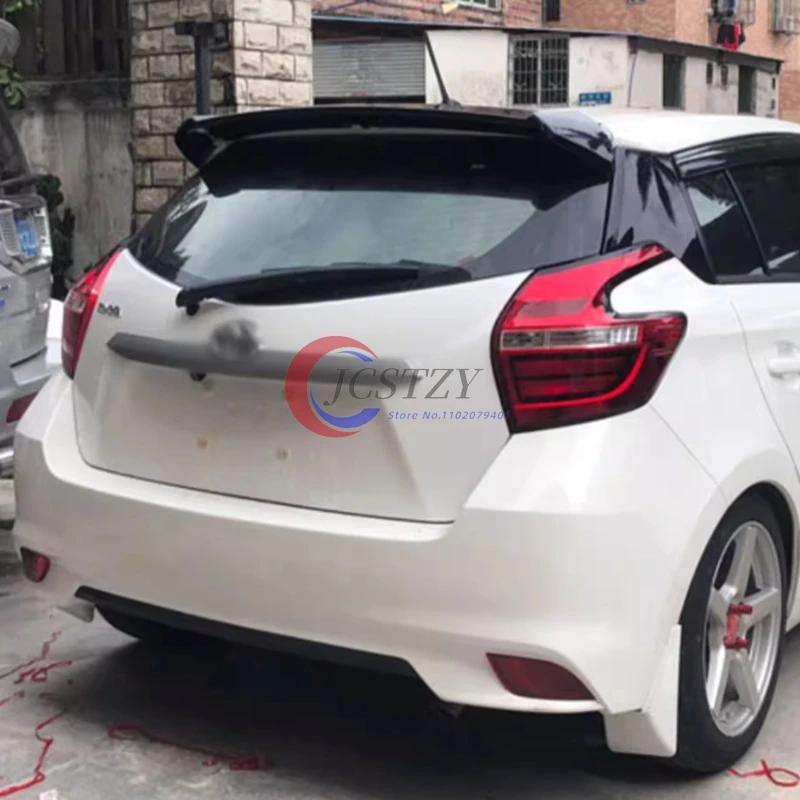 Para Toyota Yaris Spoiler 2014 - 2022 alta calidad ABS plástico Color alerón trasero del techo alerón del maletero estilo del coche - imagen 2