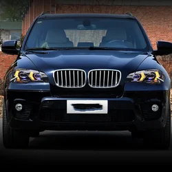 Faros LED BMW X5 E70 30i/35i/40i 2007-2013 lente proyector DRL