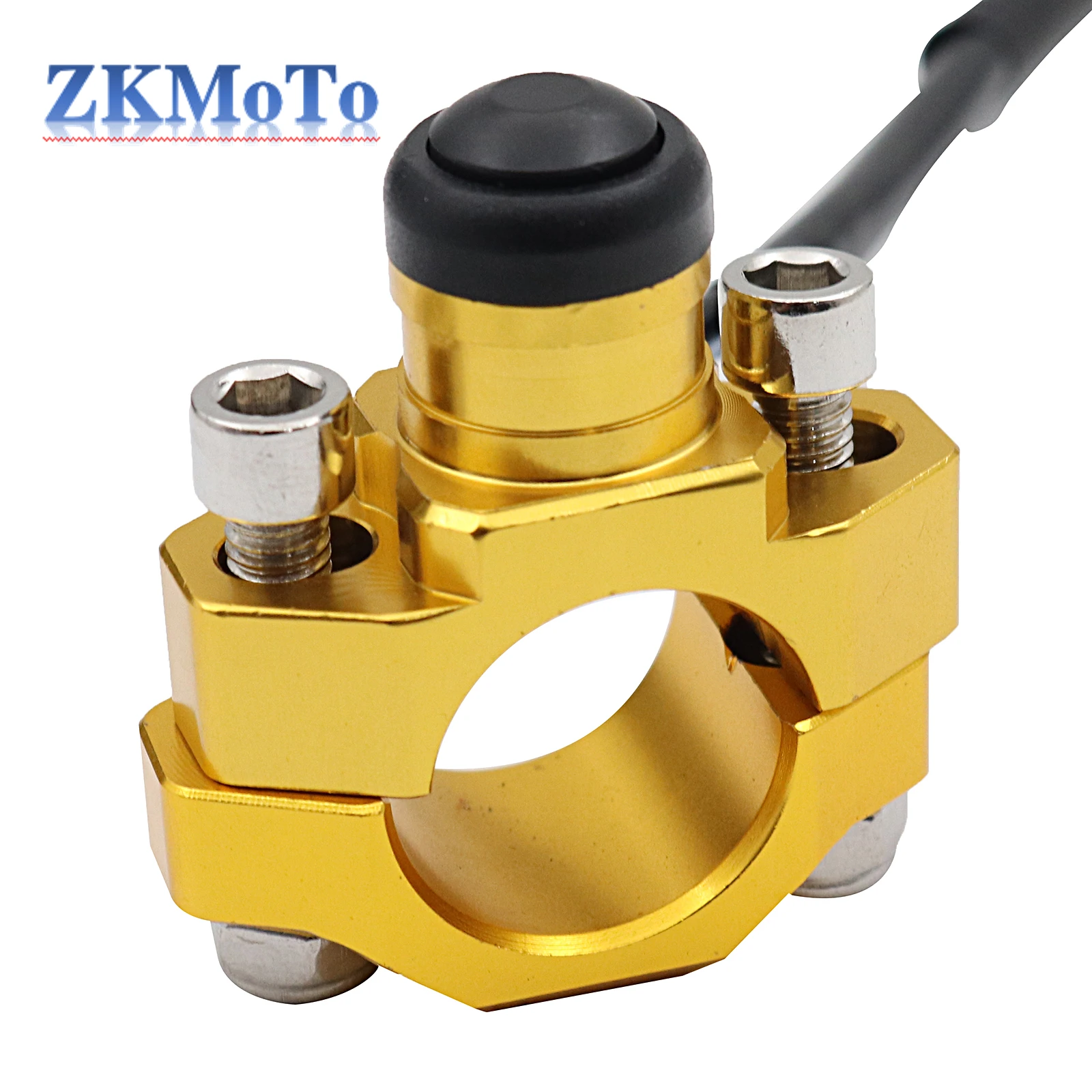 Interruptor de arranque y paro CNC de aluminio universal para moto - imagen 2
