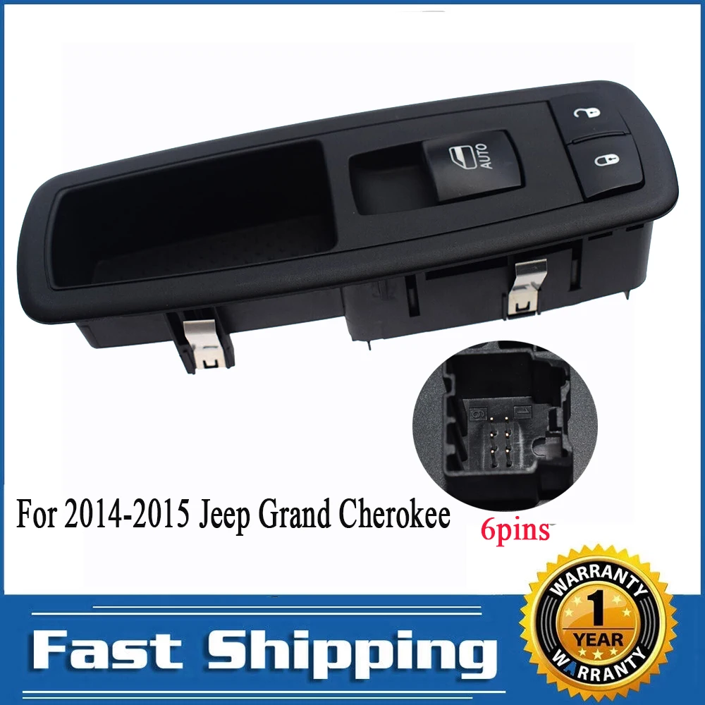 Interruptor elevalunas delantero derecho Jeep Grand Cherokee 2014-2015