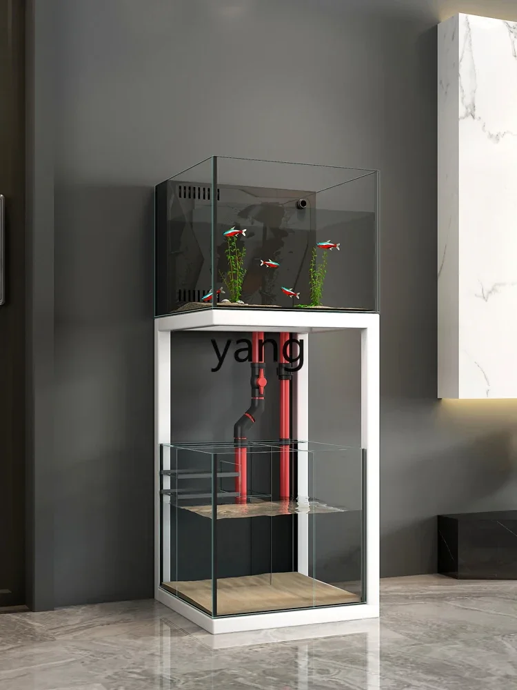 Mueble bajo de salón Lhh con doble base de acero inoxidable - imagen 5