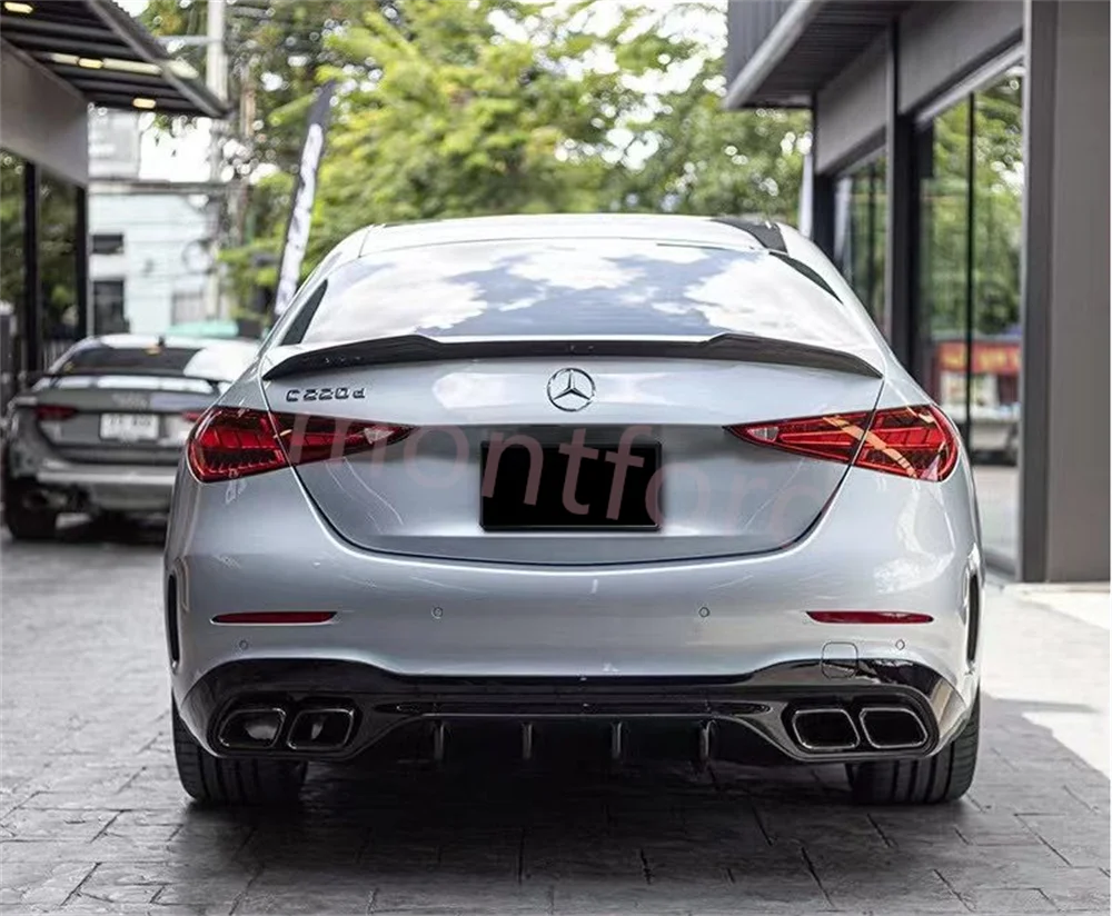Difusor trasero Mercedes-Benz Clase C W206 C200-C280 a C63 AMG - imagen 3