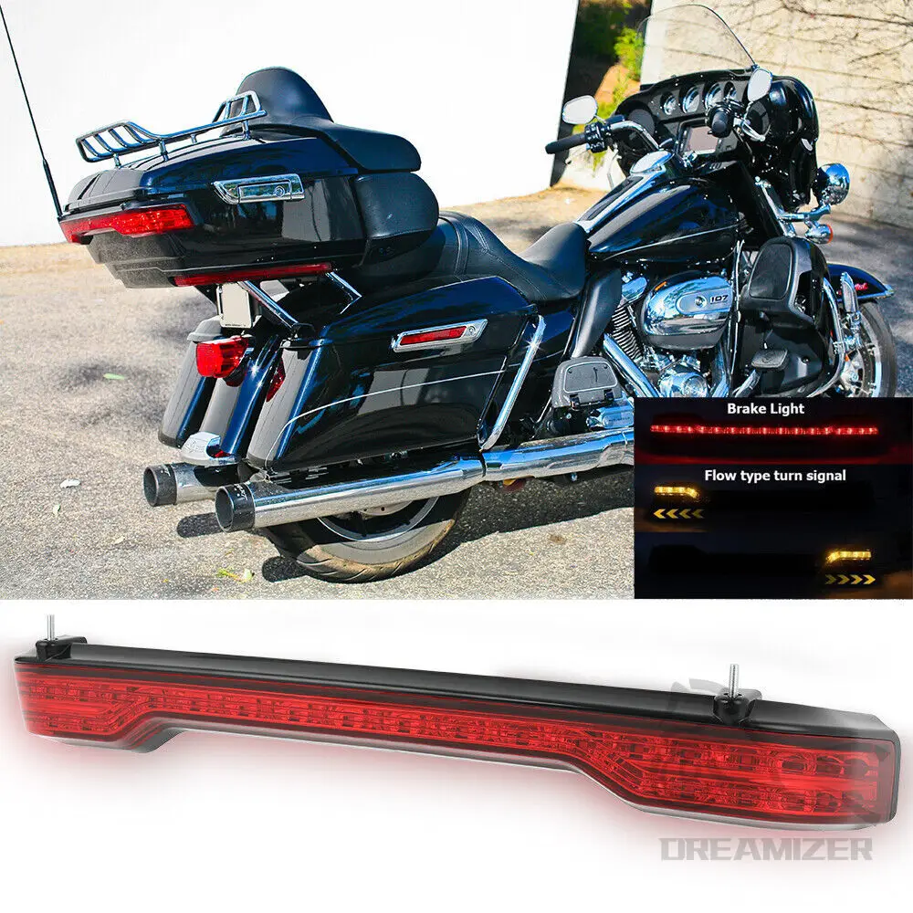 Luz trasera LED freno Tour-Pak King para Harley Touring 2014-2019 - imagen 2