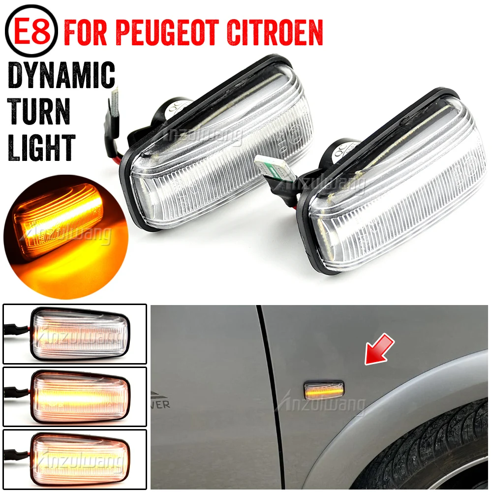 Intermitentes laterales LED dinámicos – Peugeot 406 - imagen 4