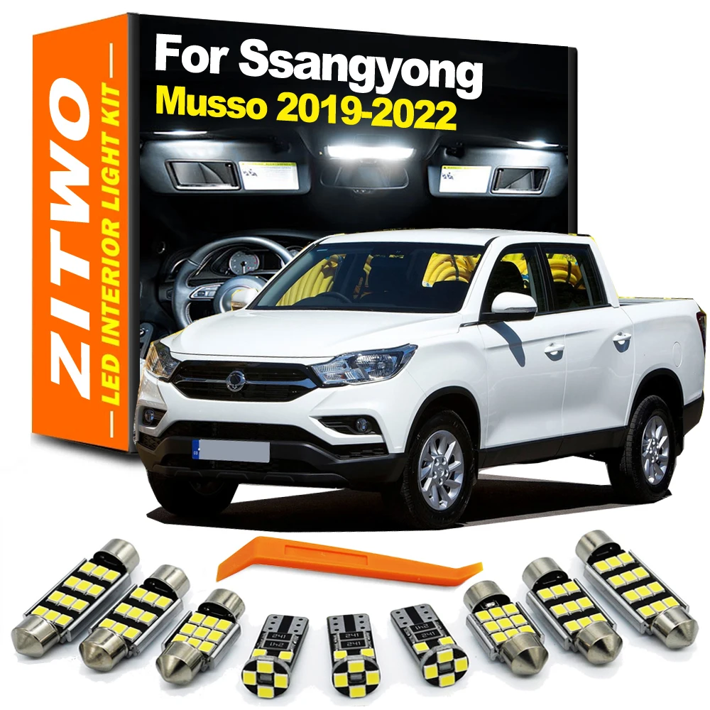 ZITWO kit lámpara LED matrícula para Ssangyong Musso