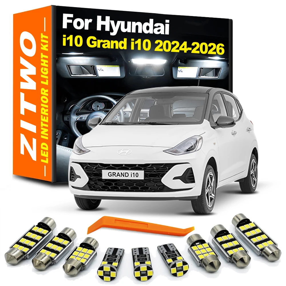 Kit LED interior ZITWO para Hyundai i10 y Grand i10 2024-2026