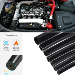 Negro 3/5/4/6/8/10/12/14mm Auto coche vacío manguera de silicona línea de carreras tubo 1 metro Universal