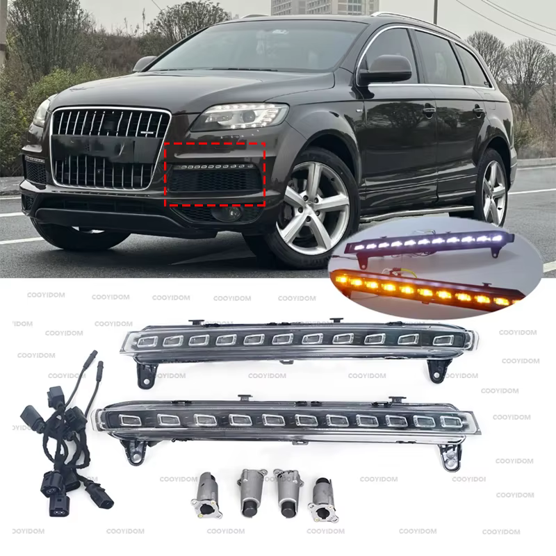 Luces diurnas LED con antiniebla e intermitente Audi Q7 2006-2009