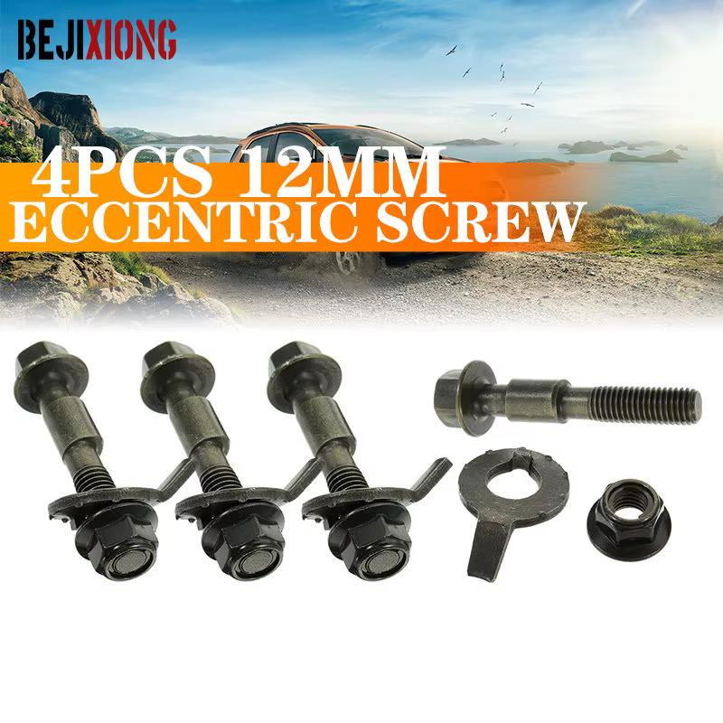 Perno excéntrico de camber 12 mm, clase 10.9 para alineación de ruedas