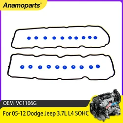 Juego de juntas de tapa de válvulas Dodge Jeep 3.7L (2005-2012)