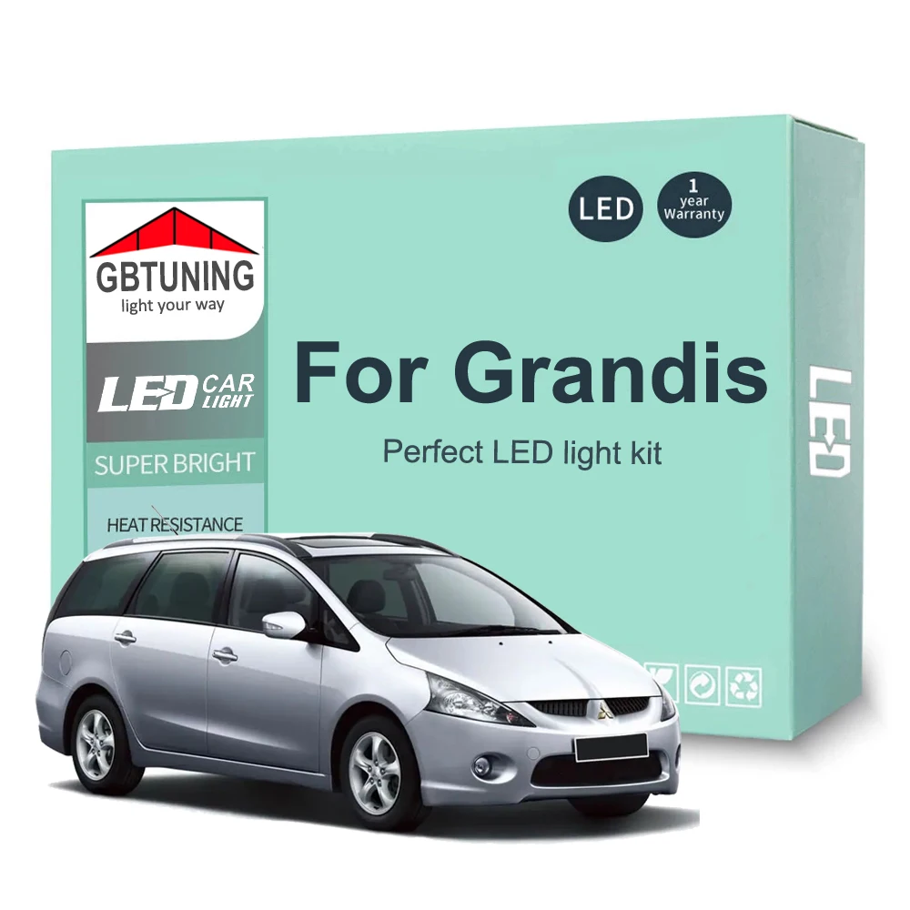 Kit de luces LED interiores CANBUS para Mitsubishi Grandis