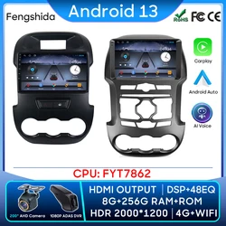 Radio Android con CarPlay y GPS para Ford Ranger 2011-2015