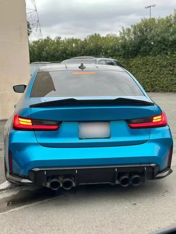 Alerón trasero en fibra de carbono estilo PSM para BMW G80 G82 M3 M4 - imagen 5