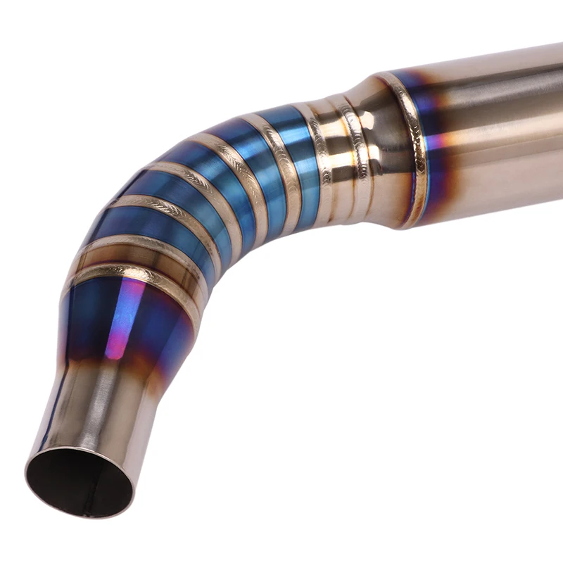 Escape slip-on de titanio con tubo intermedio para Benelli 600 - imagen 3