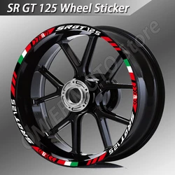 Cinta adhesiva reflectante para llantas Aprilia SR GT 125