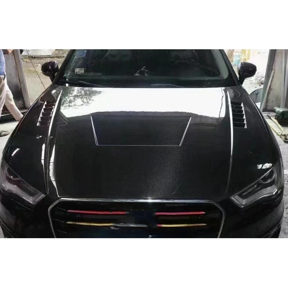 Cubierta de ventilación del capó en carbono – Audi A3/RS3 8V - imagen 5