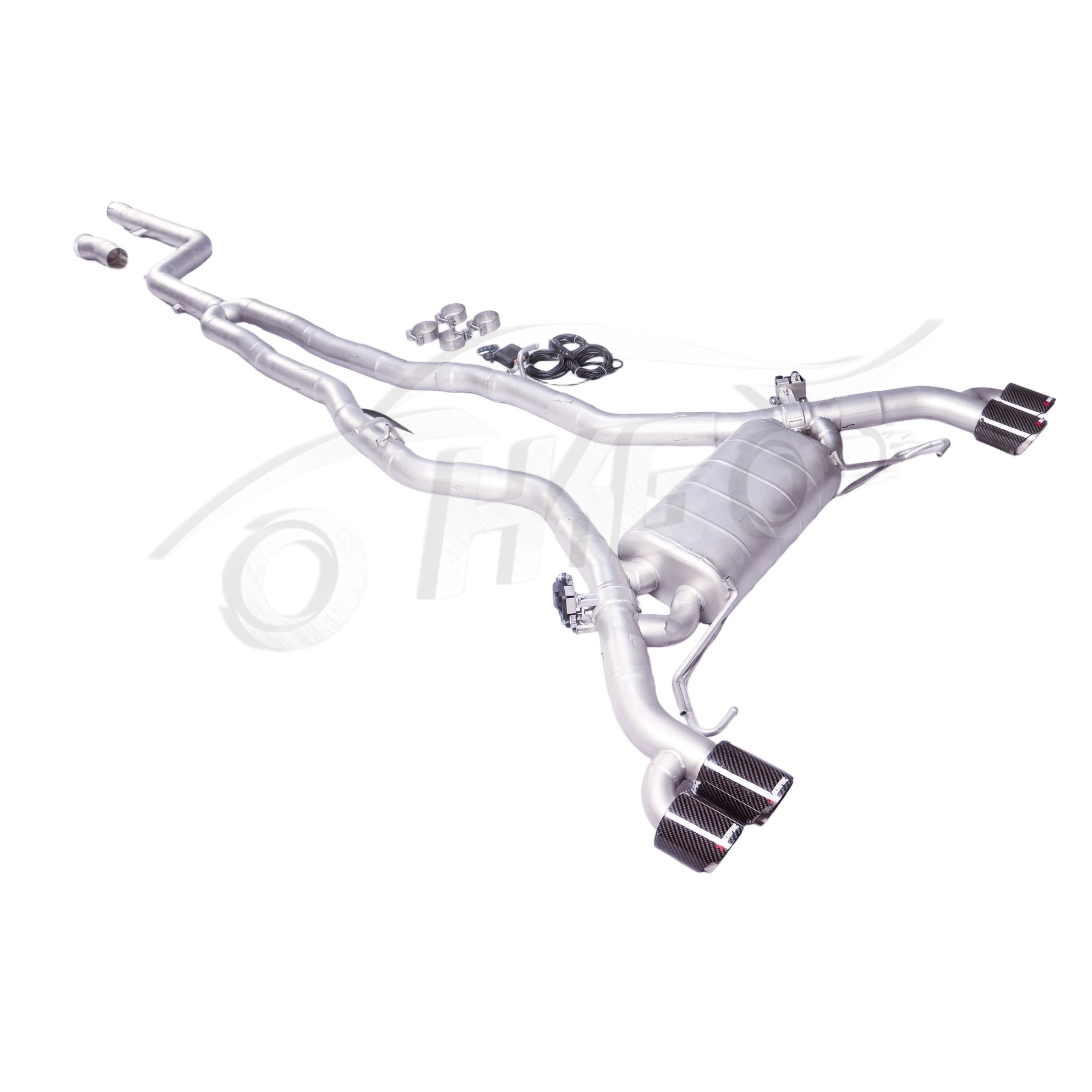 Catback ajustable de acero inoxidable BMW X3 X4 M40i 3.0T - imagen 2