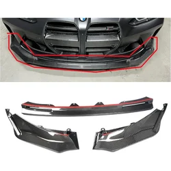 Alerón delantero carbono seco estilo V para BMW M3/M4 G80-G83