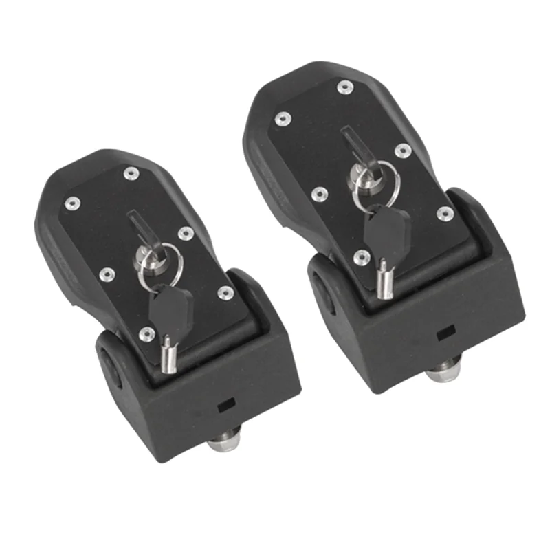 Kit de pestillos de capó metálicos Jeep Wrangler JK, JL y JT