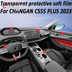 Protector TPU transparente para consola central Changan CS55 Plus