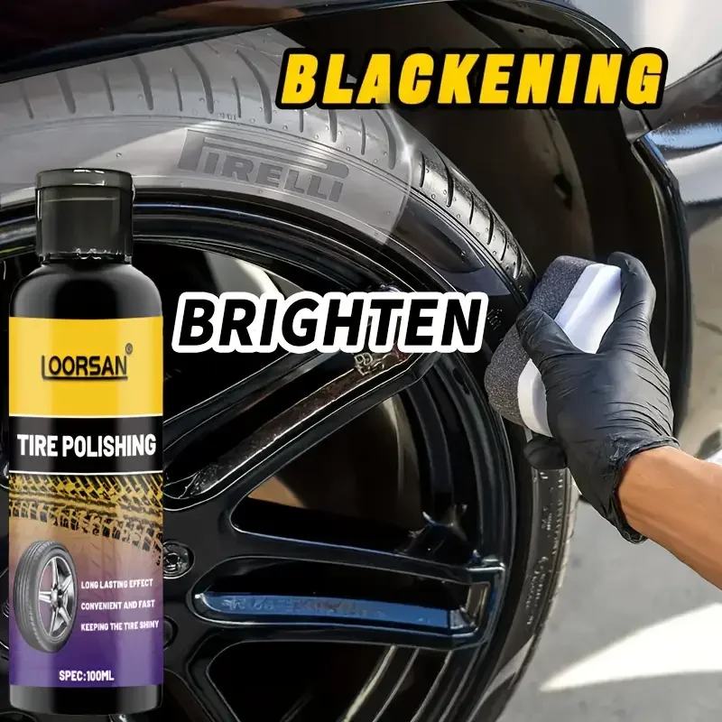 Cera brillo neumáticos y plásticos – duradero para coche - imagen 5