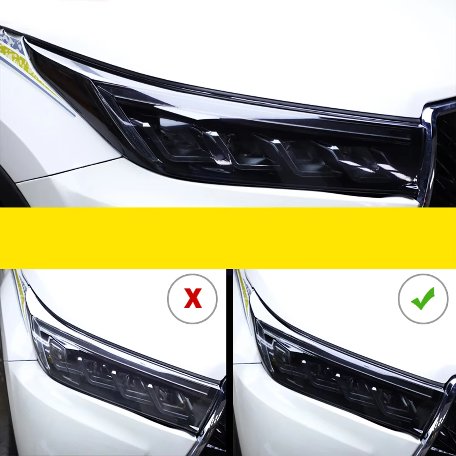 Para Toyota Camry 2018-2019 Highlander 15-19 RAV4 19-20 Prado TPU faro luz trasera tinte película hoja vinilo pegatina impermeable - imagen 2