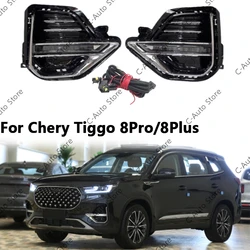 Barra de luz frontal y antiniebla para Chery Tiggo 8 Pro/8 Plus