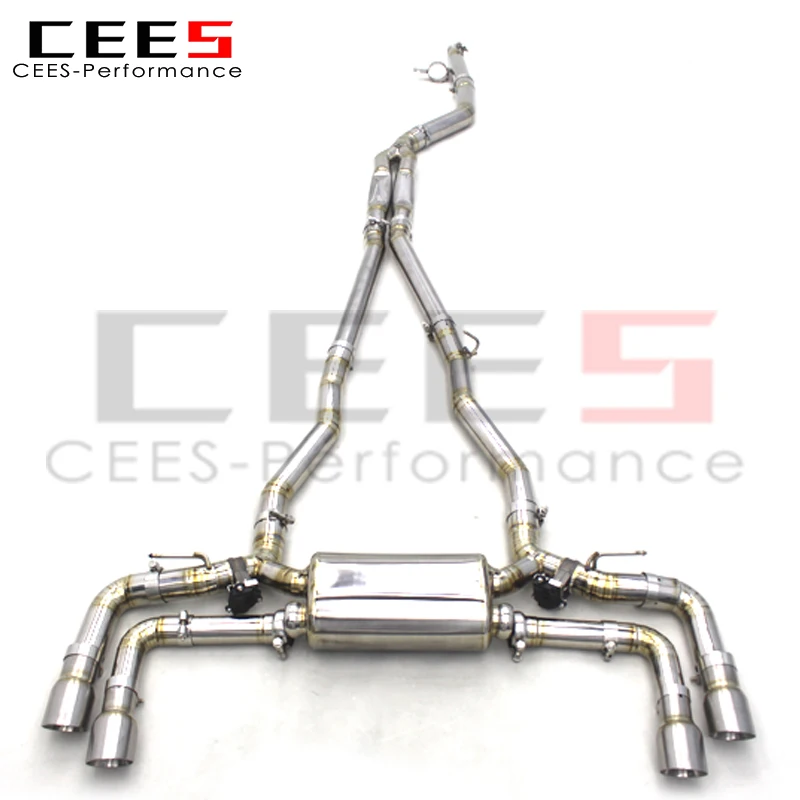 CEES Tuning Escape catback con válvula para BMW 540i G30/G38