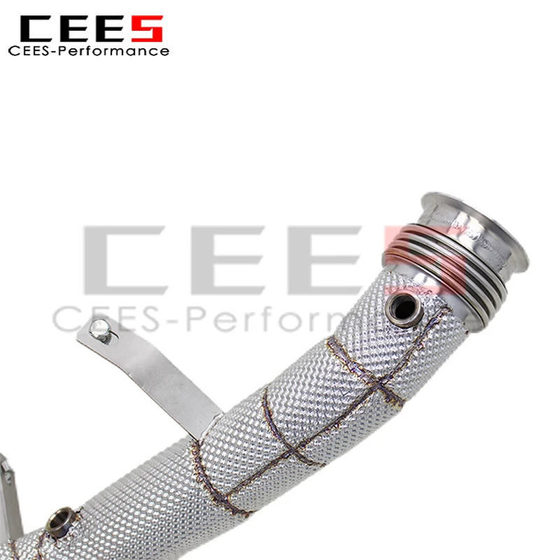 Tubos de escape acero inoxidable Cees Mercedes S65 AMG W222 V12 - imagen 4
