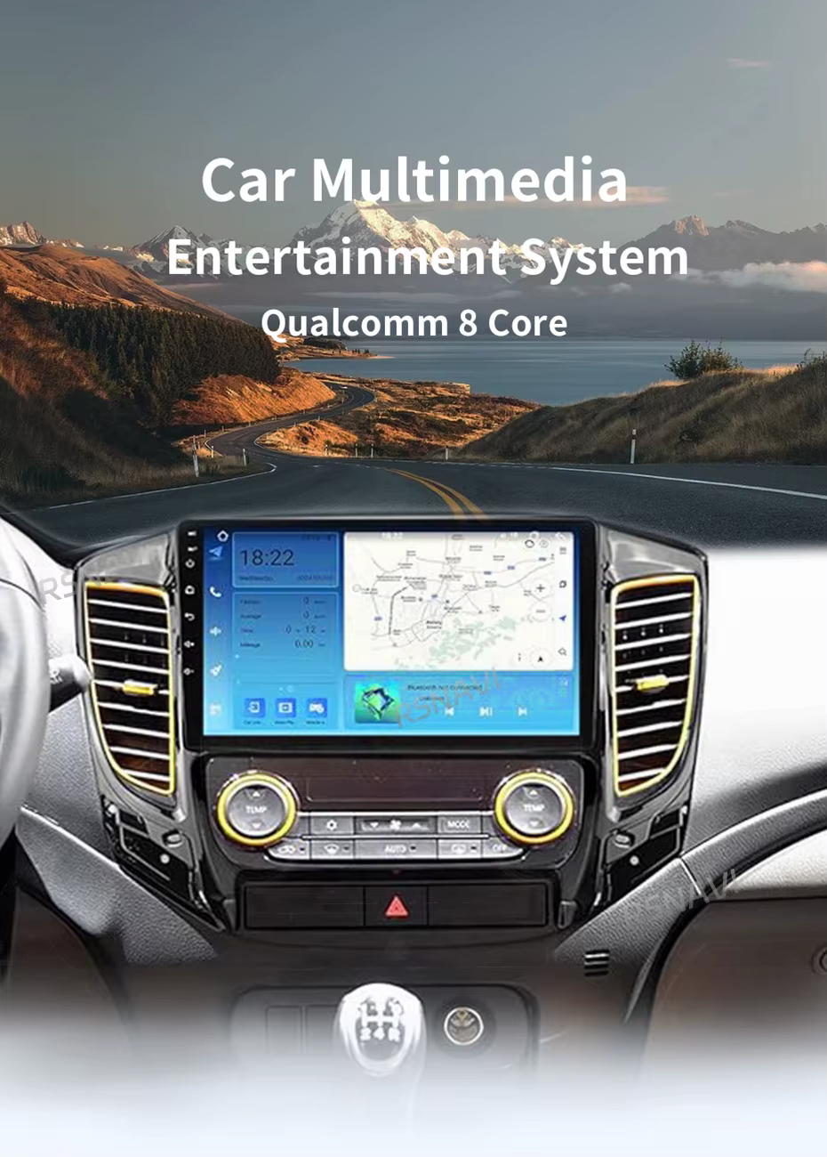 Autoradio Android 15 para Mitsubishi Pajero Sport y L200