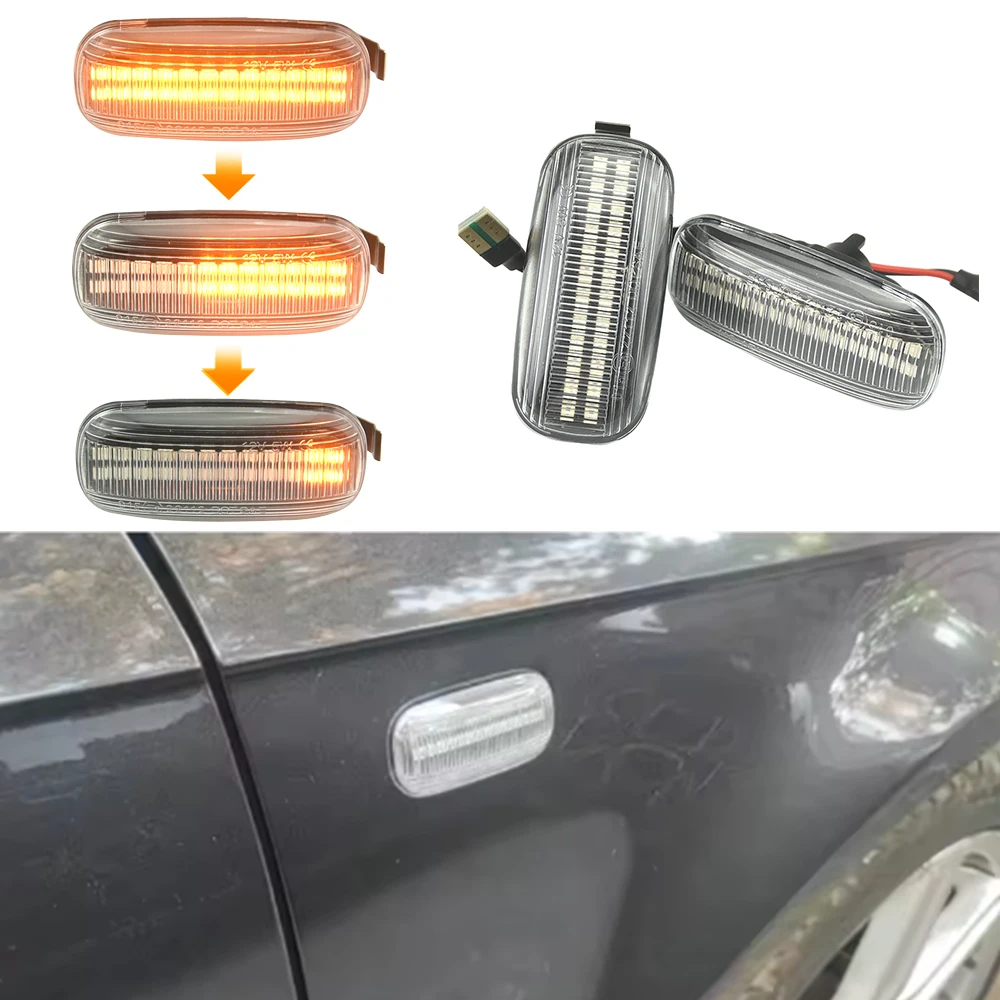 Intermitentes laterales LED secuenciales para Audi A3/A4/A6 - imagen 4