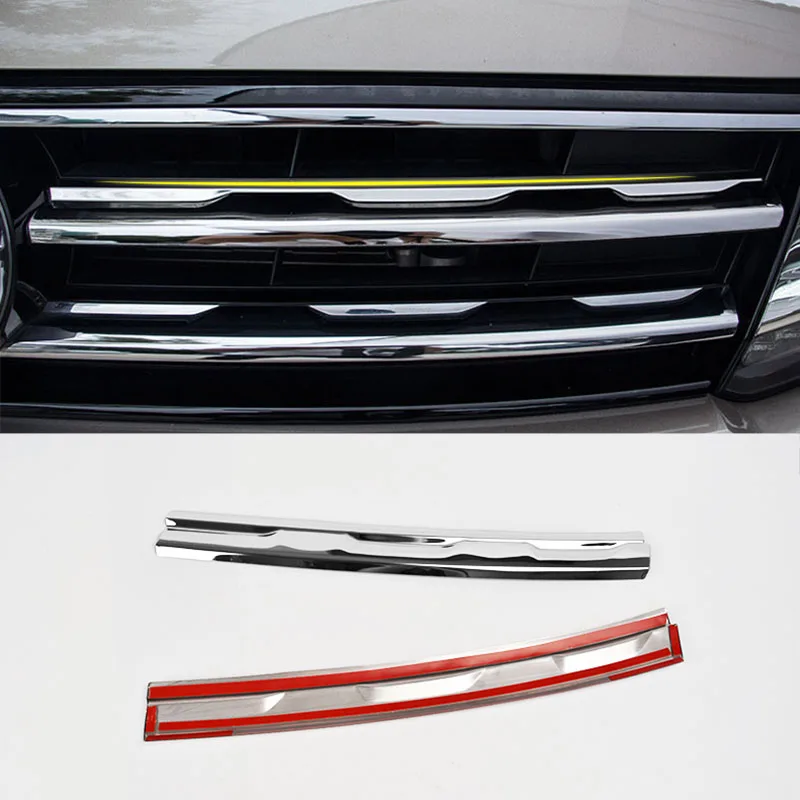 Parrilla frontal de malla cromada para VW Tiguan II 2016-2021 - imagen 5