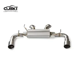 Piezas de escape de alto rendimiento adecuadas para Infiniti G35 COUPE 3.7l 2010-2021 tubo de escape trasero de gato deportivo de cola de acero inoxidable