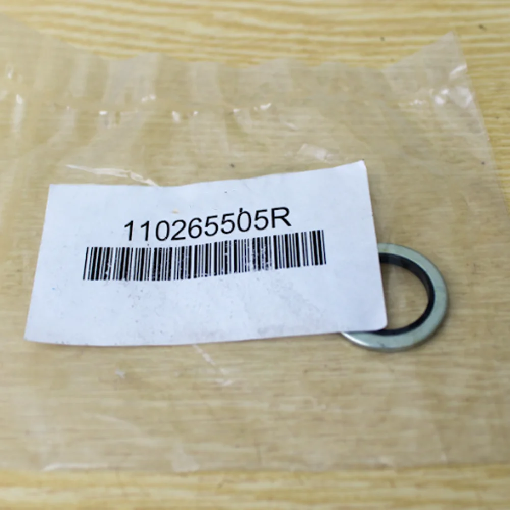 110265505 R 2 uds tapón de drenaje de cárter de aceite de coche juntas de sellado anillos arandela para Renault Clio Duster Espace Fluence Logan Scenic Pulse - imagen 4