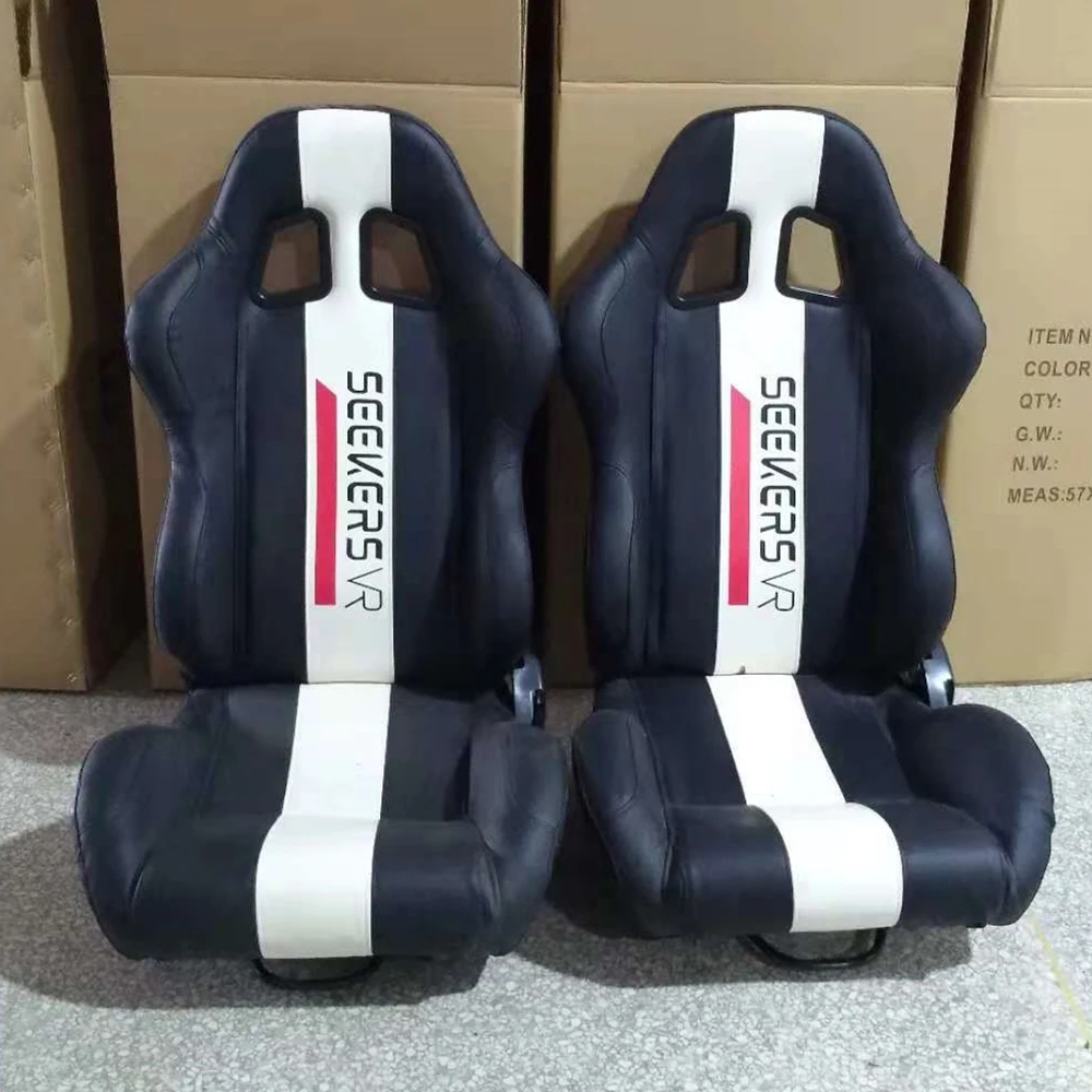 Asiento de carreras JBR1047 PVC sport para tuning universal - imagen 2