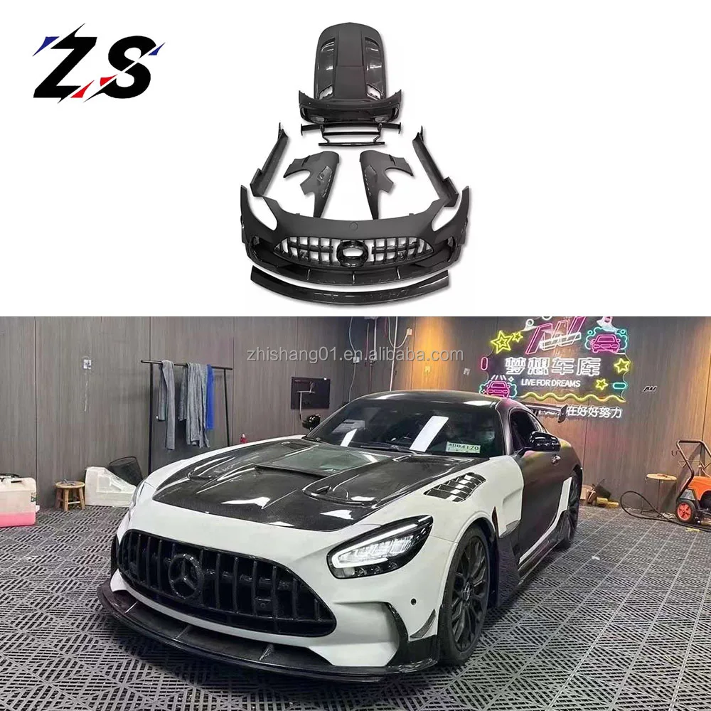 ZS BS kit carrocería fibra de carbono para Mercedes-Benz GT/GTS/GTR - imagen 2
